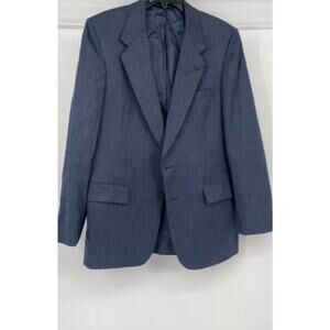 Christian Dior Monsieur Men's Blue Wool Blazer Size L Business Classic Designer